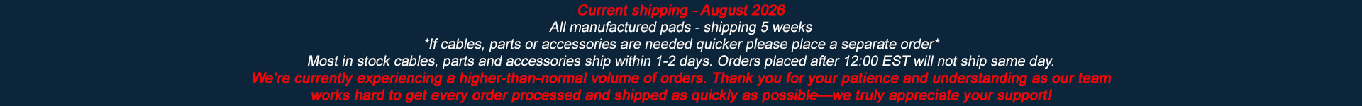 Shipping Times