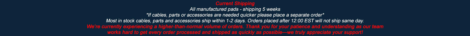 Shipping Times