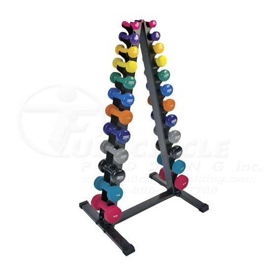 Power Systems Vertical Dumbbell Rack Full Circle Padding