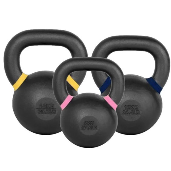 One Plastic Kettlebell Weight 8 Kg Gray and Orange Training Equipment on  the Floor Stock Photo - Image of exercising, exercise: 237415206