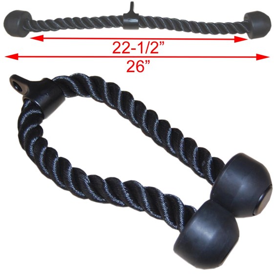 Homemade tricep rope best sale