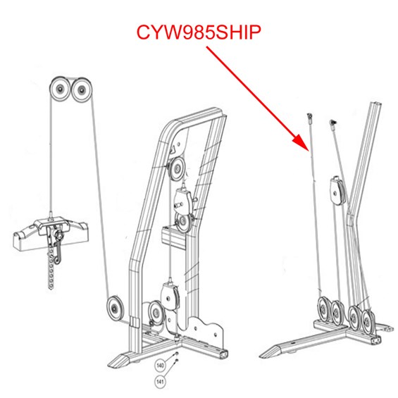 20010OverheadPressCYW985
