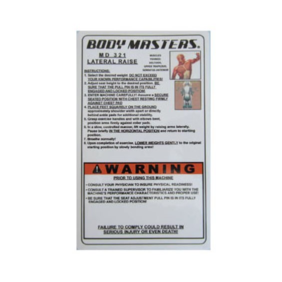 BM437Placard