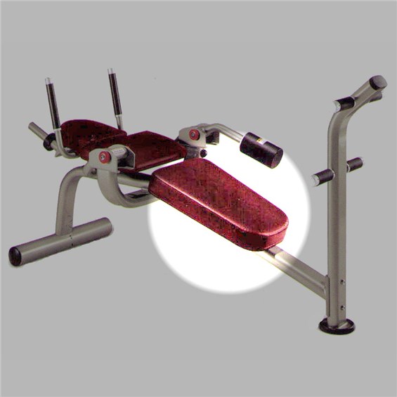 G2-FW50-Ab-Crunch-Bench-Red-Back