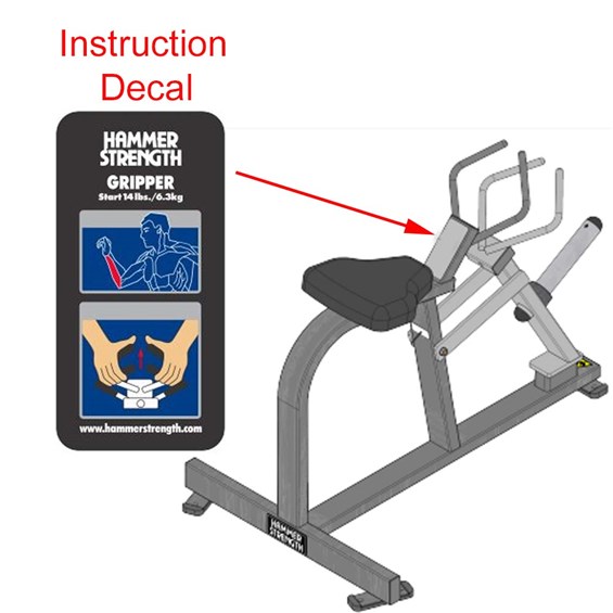 Hammer strength on sale gripper machine