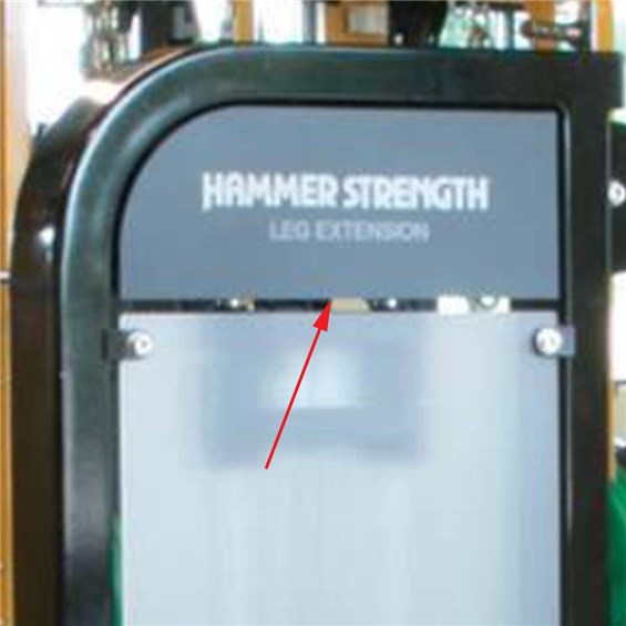 HAM393-Leg-Extension-Logo-Placard