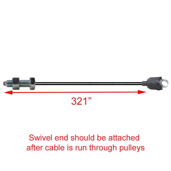 HS1175 Adjustable Pulley Cable with Swivel End Version 1 Full
