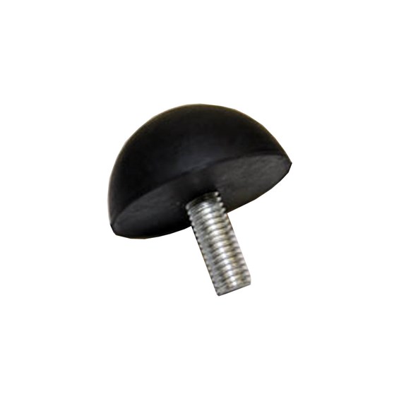 Rubber Bumper with Threaded Stud Full Circle Padding