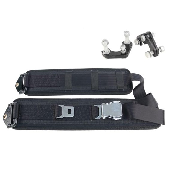 Seat Belt with Adapter Kit for Nautilus Glute Drive Full Circle Padding