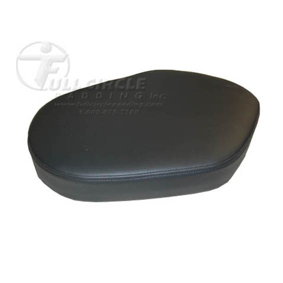 Seat Pad with Black Vinyl and Four 1/4" x 1" Hex Head Bolts Full