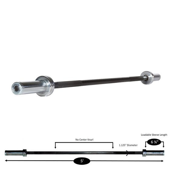 YK32123-DS-5-Foot-Black-Oxide-Bar