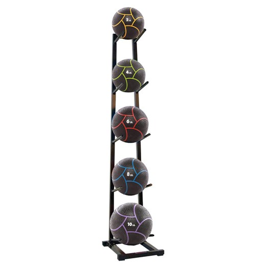 Power Systems Elite Power Medicine Ball Prime Set with 5 Ball Rack