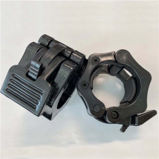 Locking Olympic Bar Collars Pair Full Circle Padding