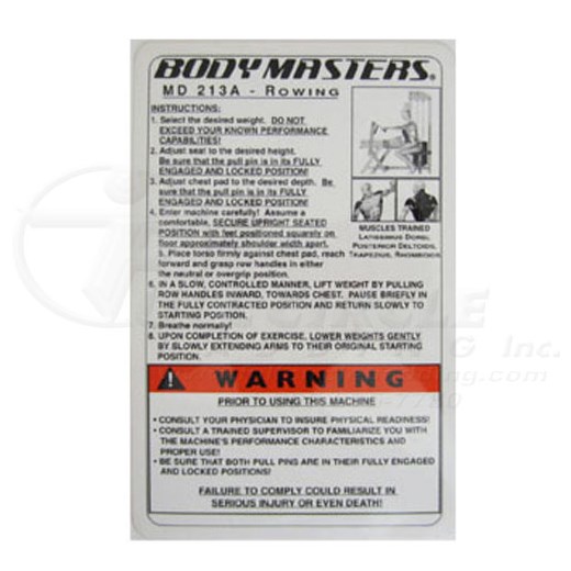 BM438Placard