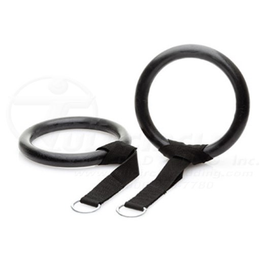 har Rodeo Gurgle CrossCore Gymnastics Rings with Straps and Steel D-Ring CC004-DS | Full  Circle Padding