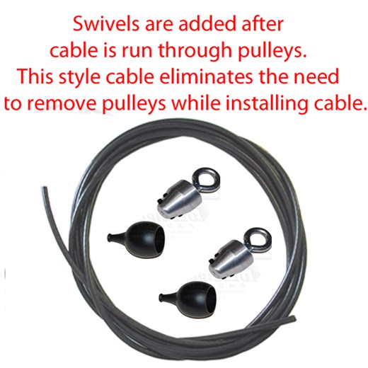Cybex FT360 Functional Trainer Arm Cable with Swivels Full Circle