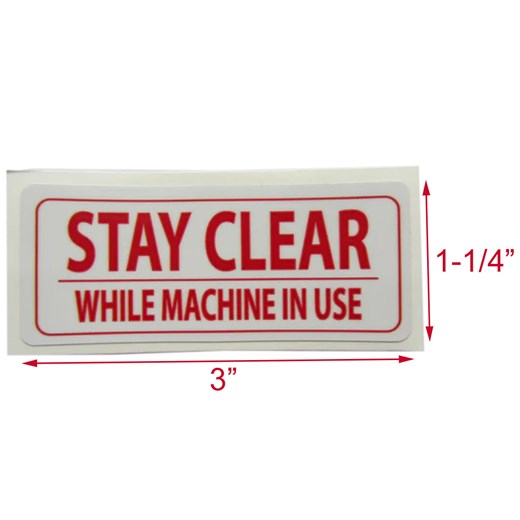 FW231-Stay-Clear-Decal