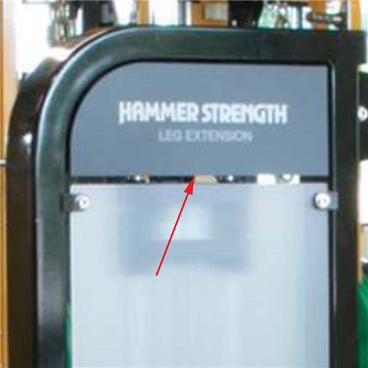 HAM393-Leg-Extension-Logo-Placard