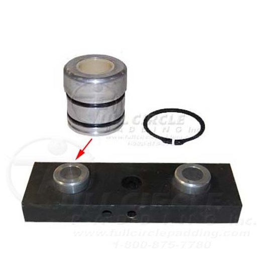 Aluminum Top Plate Bushing Assembly 3/4" New Style Full Circle Padding