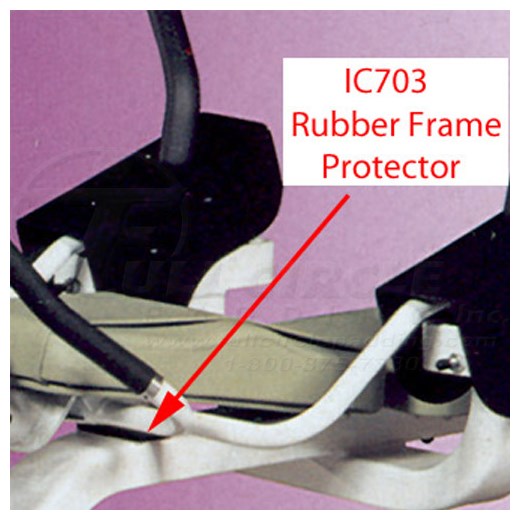 ABench Rubber Frame Protector with Adhesive Transfer Tape 3/8" x 2" x 3