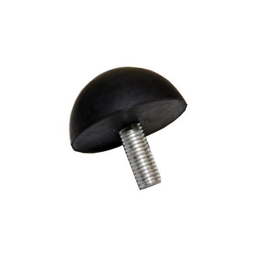 Rubber Bumper with Threaded Stud Full Circle Padding