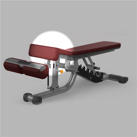 MGA86_Multi_Adjustable_Bench_Calf_Red