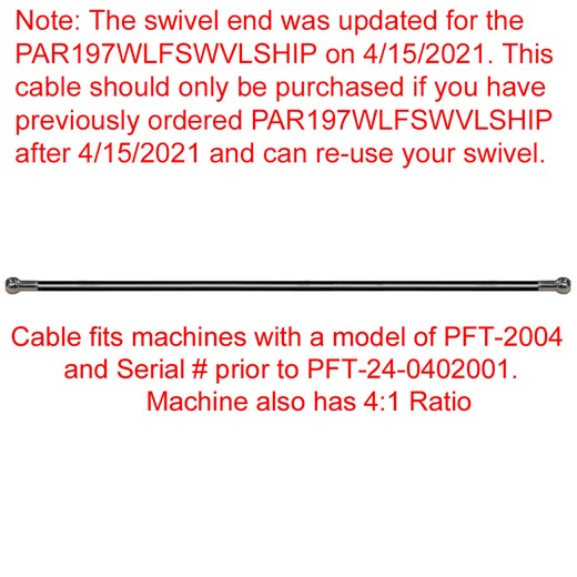 PAR197NSSHIP-Cable