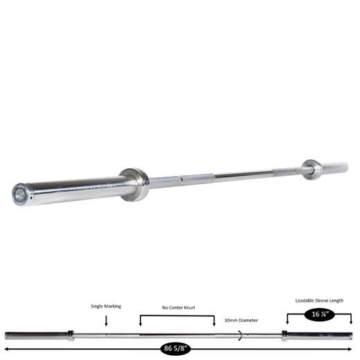 YK32113-DS-7-Foot-Chrome-Bar