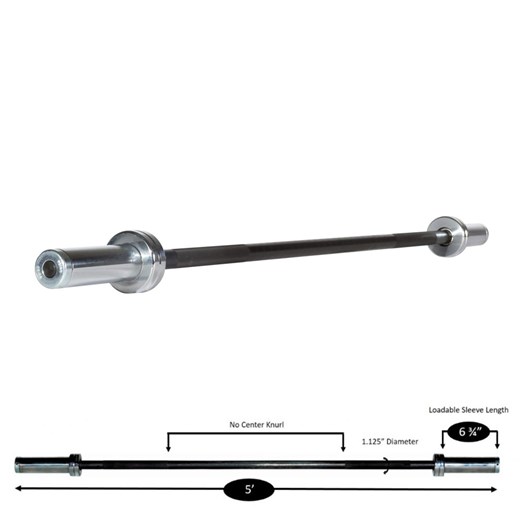 YK32123-DS-5-Foot-Black-Oxide-Bar