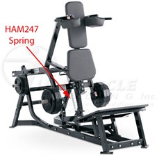 vq-_-pv 　カスタム トレーニング　刃無し V-Squat PLVSQ with Two Piece Back | Full Circle Padding