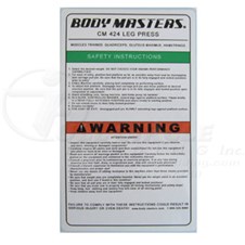 BM432PlacardDecal