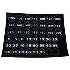 FW160BW-Rouond-Number-Stickers