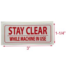 FW231-Stay-Clear-Decal