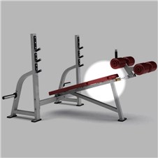 G1-FW165-Oly-Decline-Bench-Seat-Red