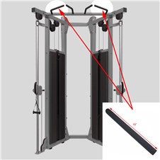 HDLDAP-Dual-Adjustable-Pulley-GRP11816PVC
