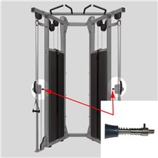 HDLDAP-Dual-Adjustable-Pulley-LF801